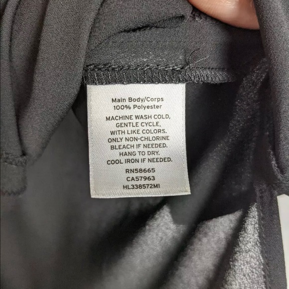 Trouvé Black Choker collar v-neck tank Small - Picture 5 of 5